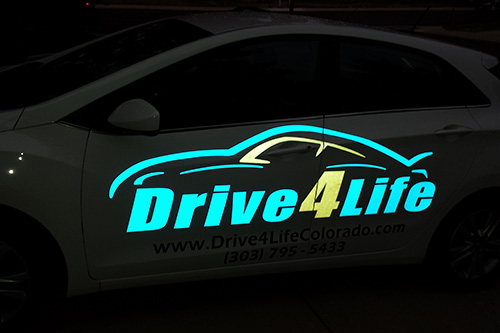 vehicle graphics, reflective 3m vinyl, fleet graphics